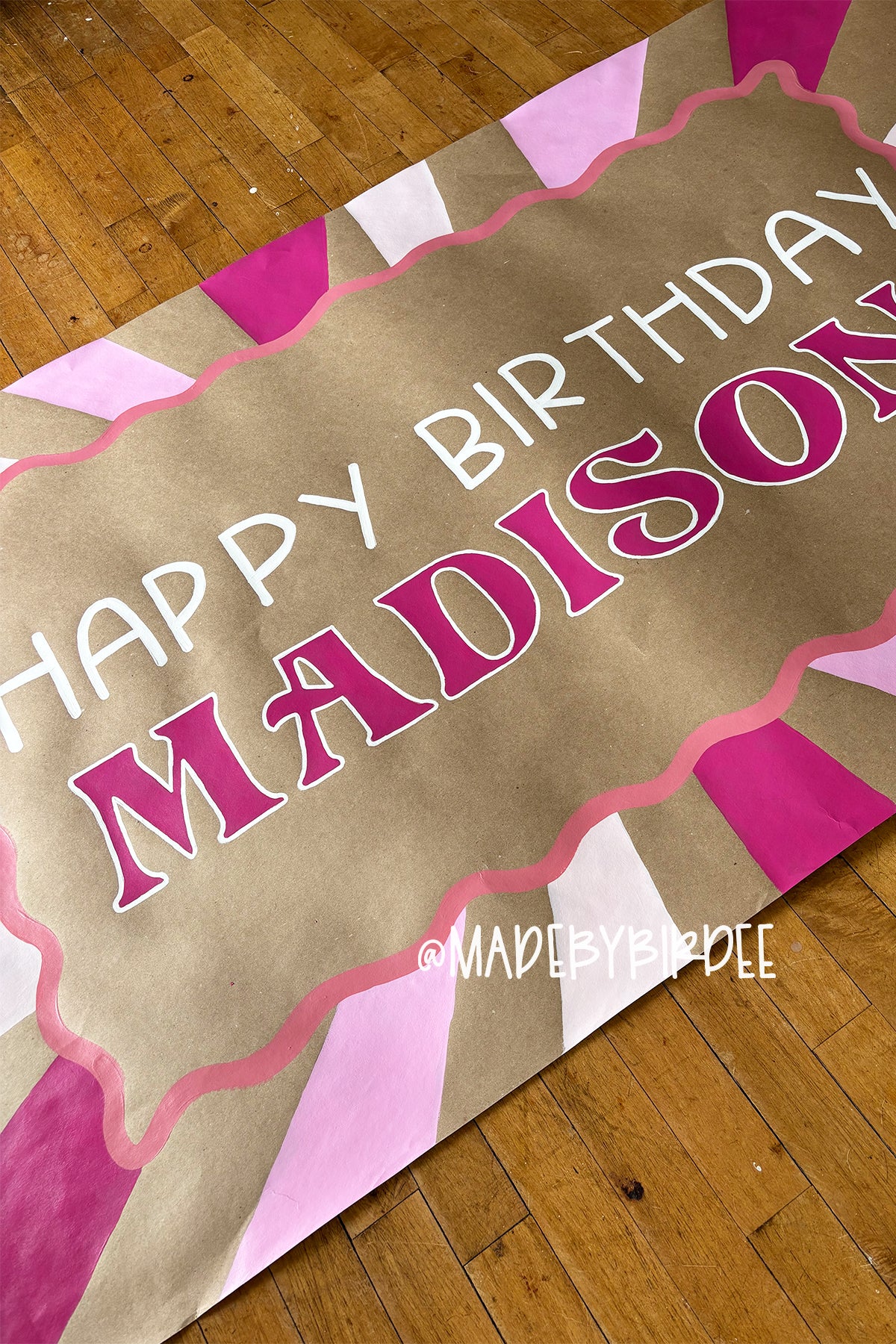 Birthday Ray | Custom Birthday Banner | Personalized Party Decor