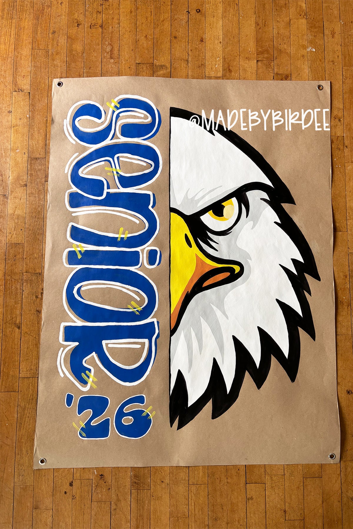 Senior Eagles | Custom Graduation Banner | Personalized Party Decor