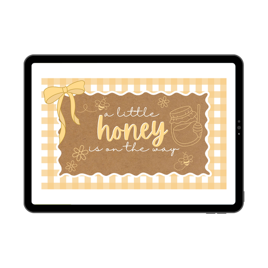 Little Honey Gingham Template