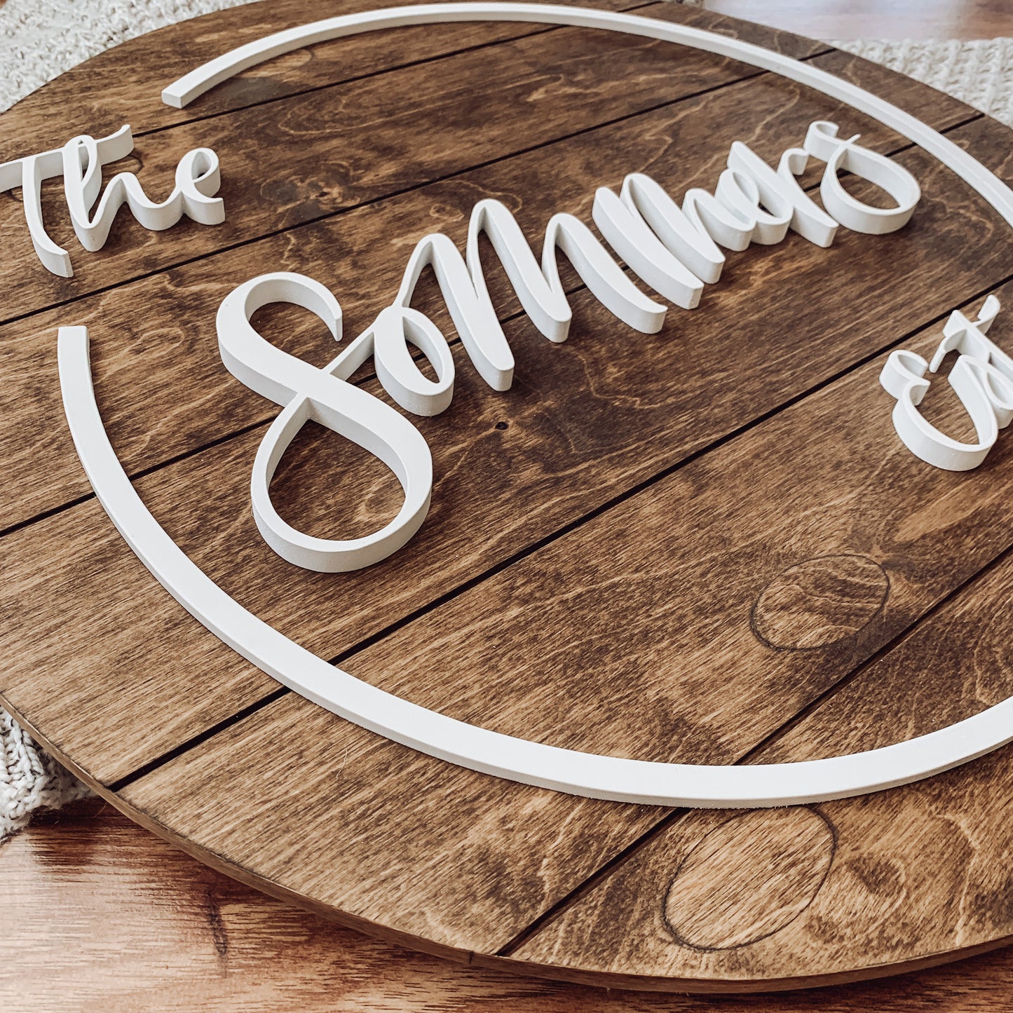 Martin | Custom 3D Name Sign | Farmhouse Chic Home Decor