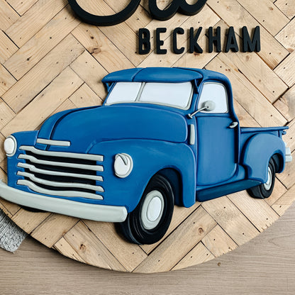 Eli | Custom 3D Name Sign | Farmhouse Chic Nursery Decor