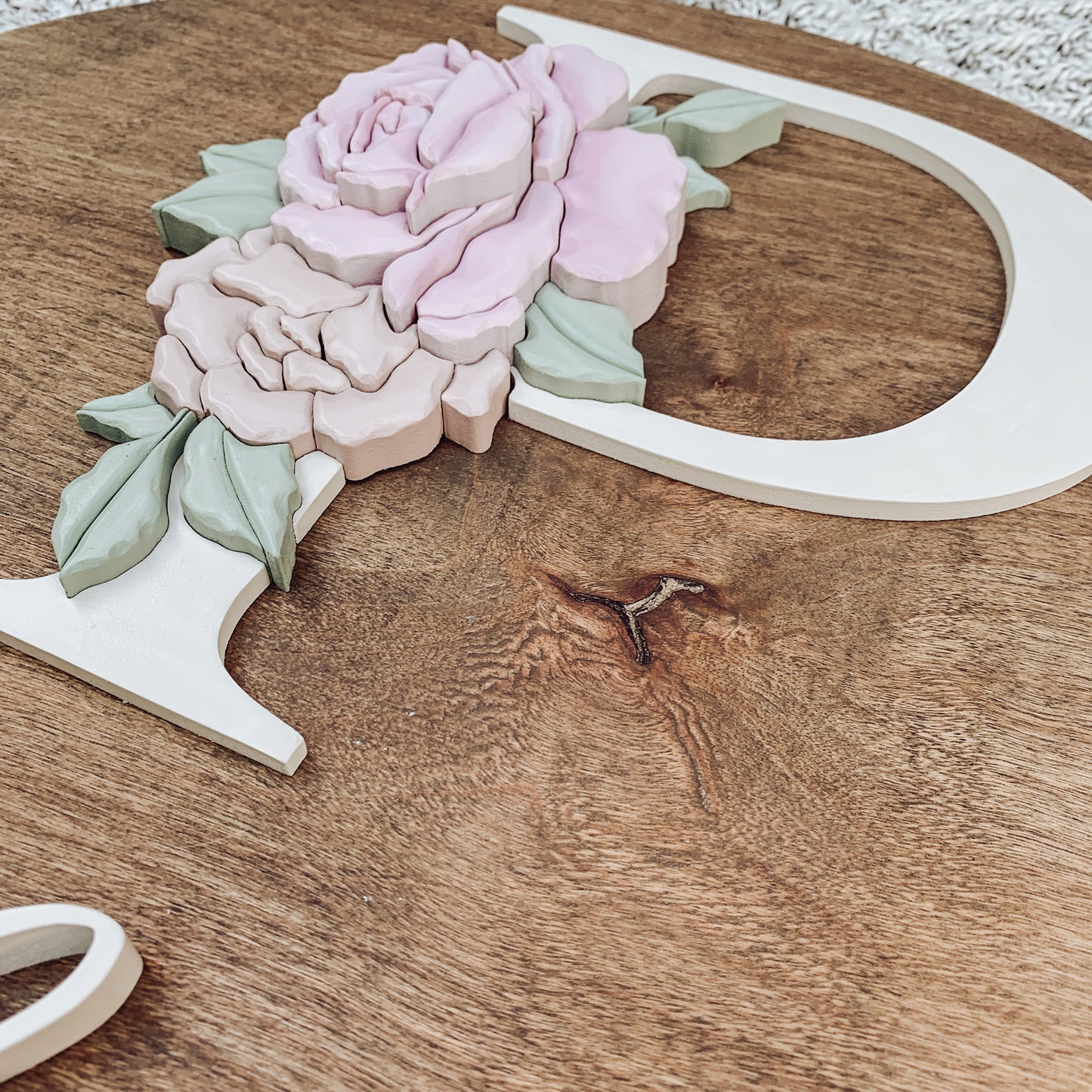 Sophia | Custom 3D Name Sign | Farmhouse Chic Home Decor