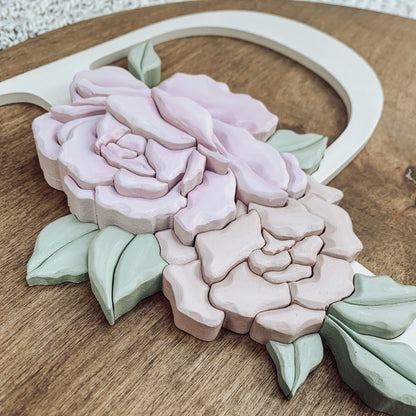 Sophia | Custom 3D Name Sign | Farmhouse Chic Home Decor