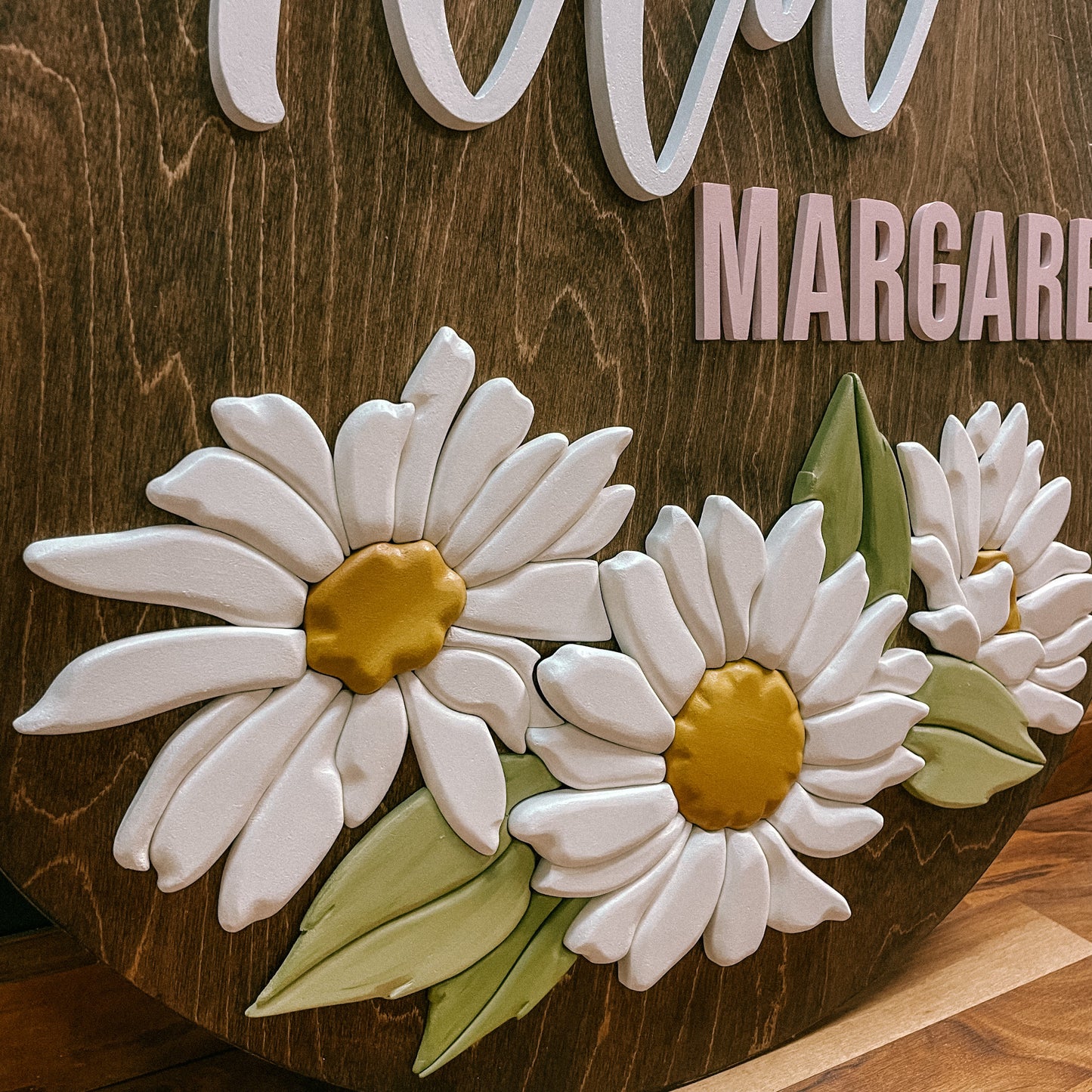 Dixie | Custom 3D Name Sign | Farmhouse Chic Nursery Decor