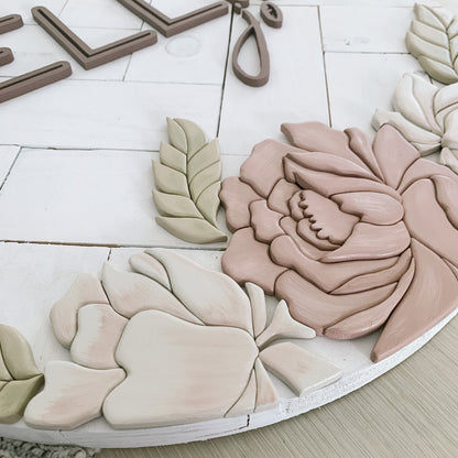 Nellie | Custom 3D Name Sign | Farmhouse Chic Nursery Decor