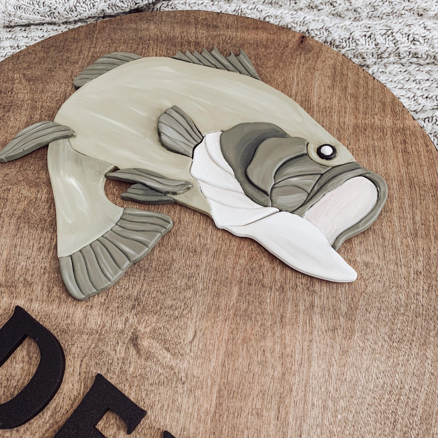 Finn | Custom 3D Name Sign | Farmhouse Chic Nursery Decor