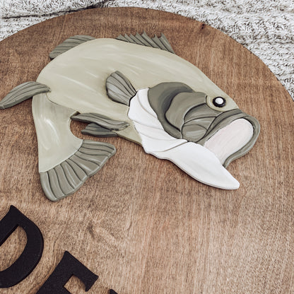 Finn | Custom 3D Name Sign | Farmhouse Chic Nursery Decor