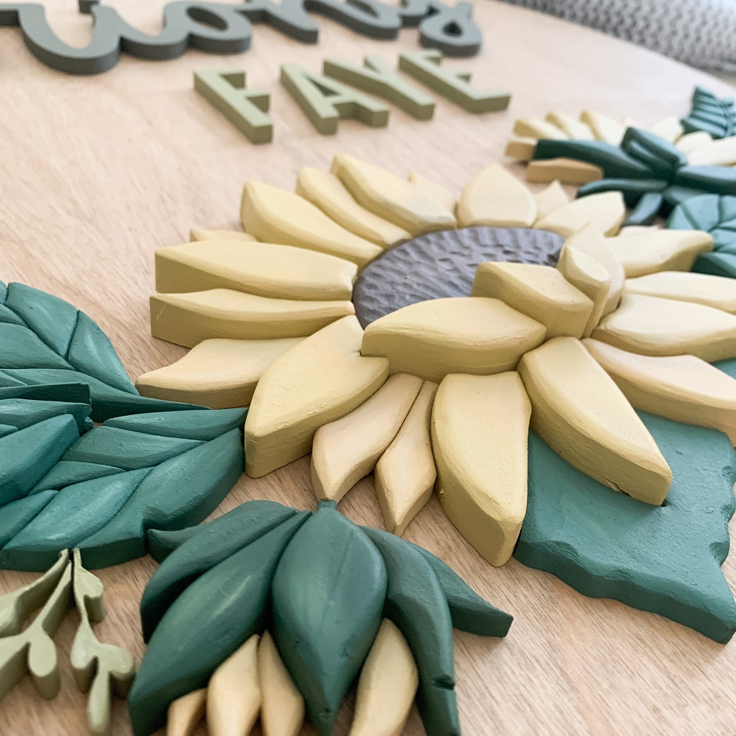 Briony | Custom 3D Name Sign | Farmhouse Chic Nursery Decor