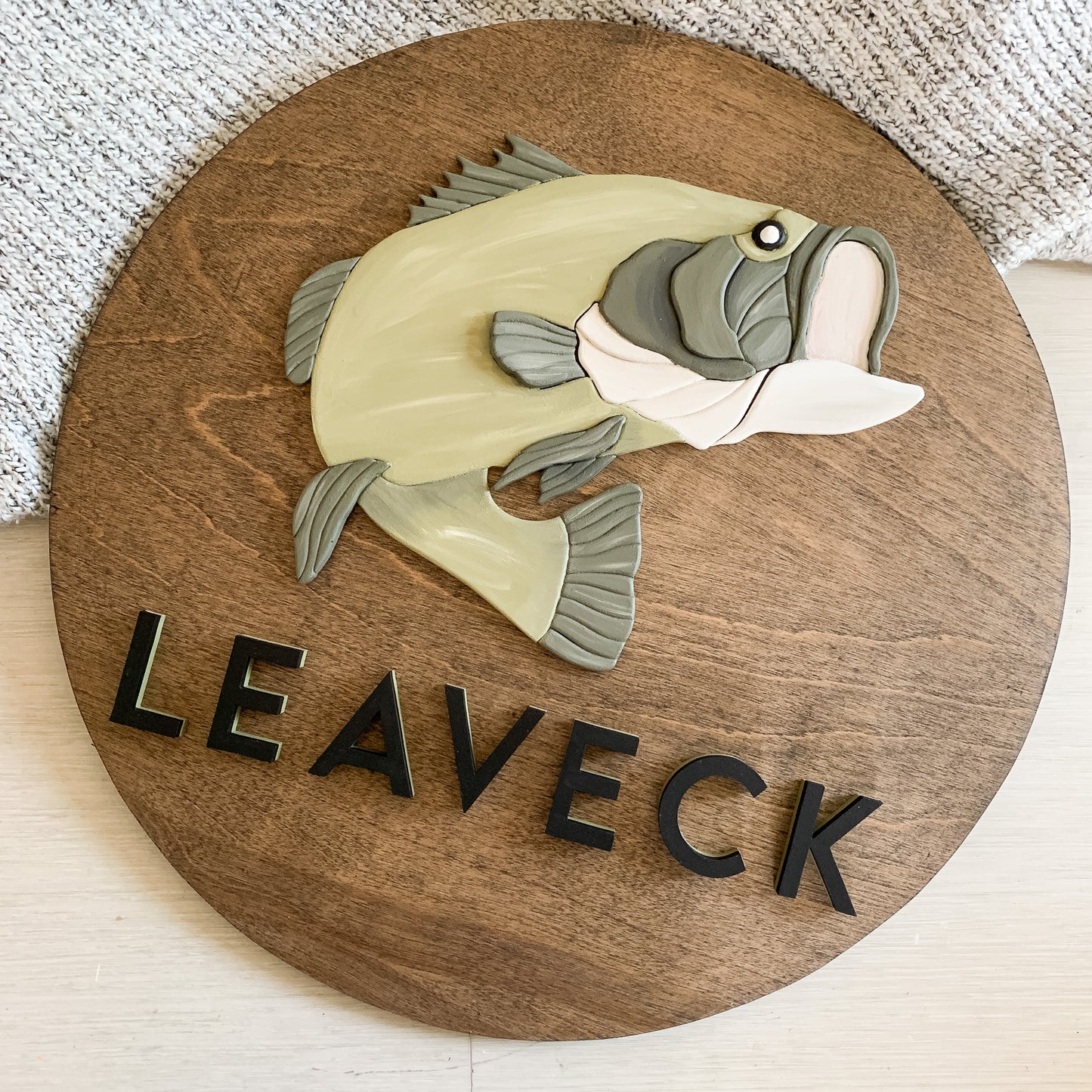 Finn | Custom 3D Name Sign | Farmhouse Chic Nursery Decor