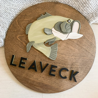 Finn | Custom 3D Name Sign | Farmhouse Chic Nursery Decor