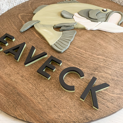 Finn | Custom 3D Name Sign | Farmhouse Chic Nursery Decor