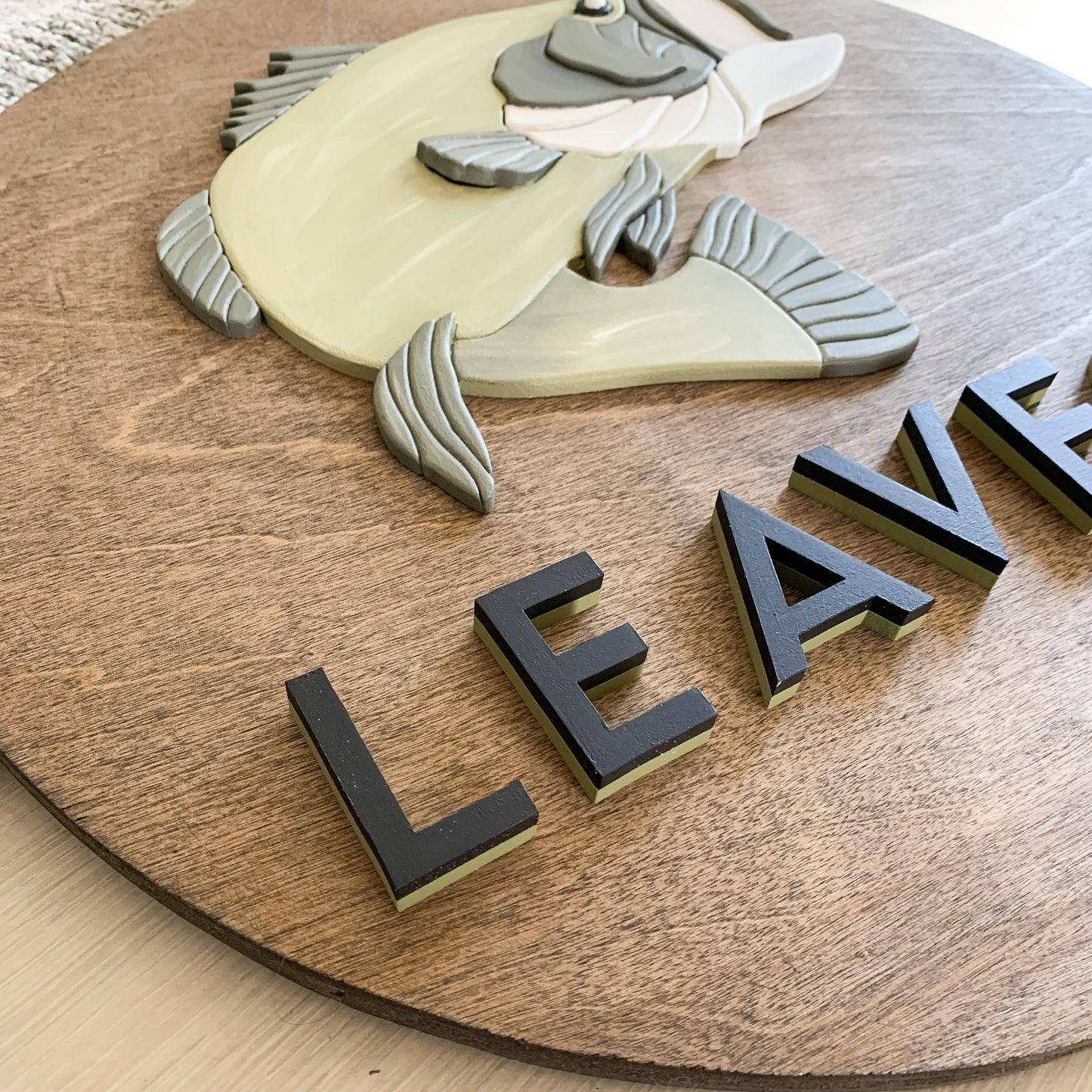 Finn | Custom 3D Name Sign | Farmhouse Chic Nursery Decor