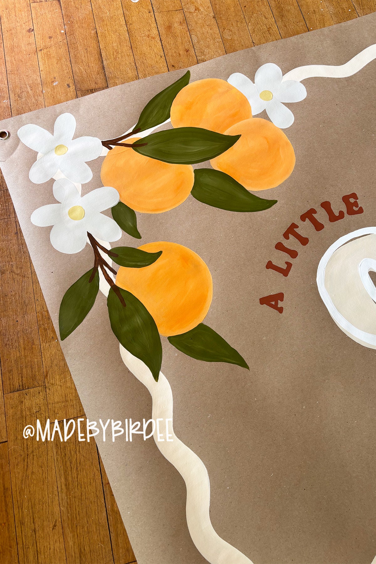 Little Cutie | Custom Baby Shower Banner | Personalized Party Decor