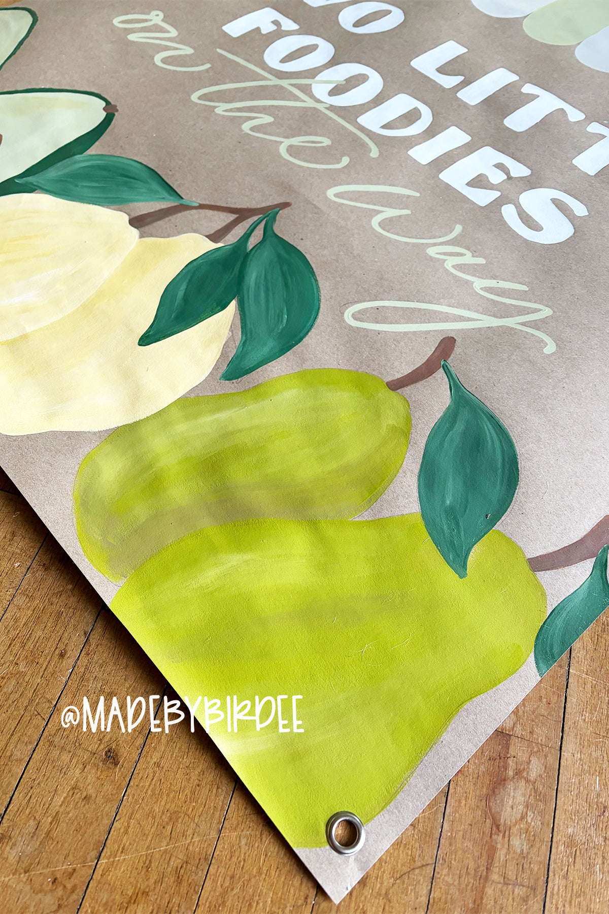 Two Foodies | Custom Baby Shower Banner | Personalized Party Decor
