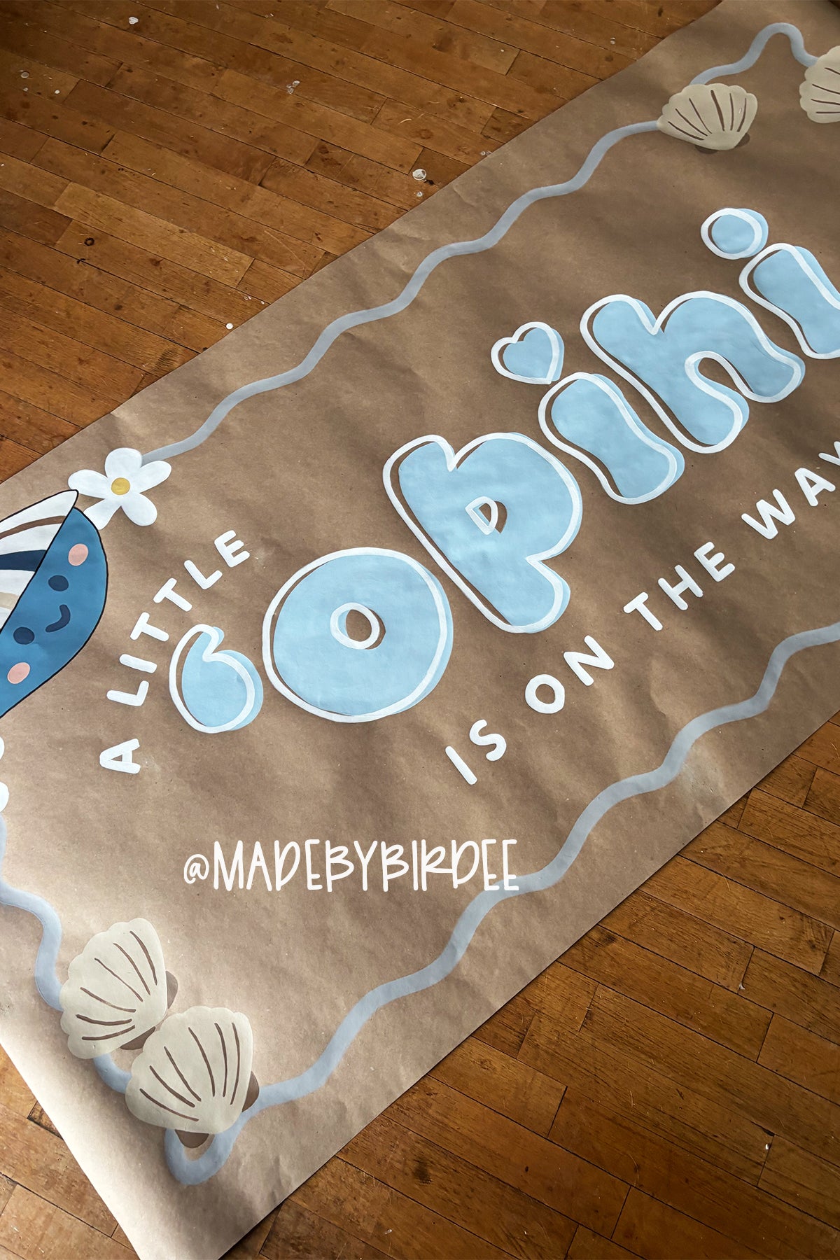 Little Opihi | Custom Baby Shower Banner | Personalized Party Decor