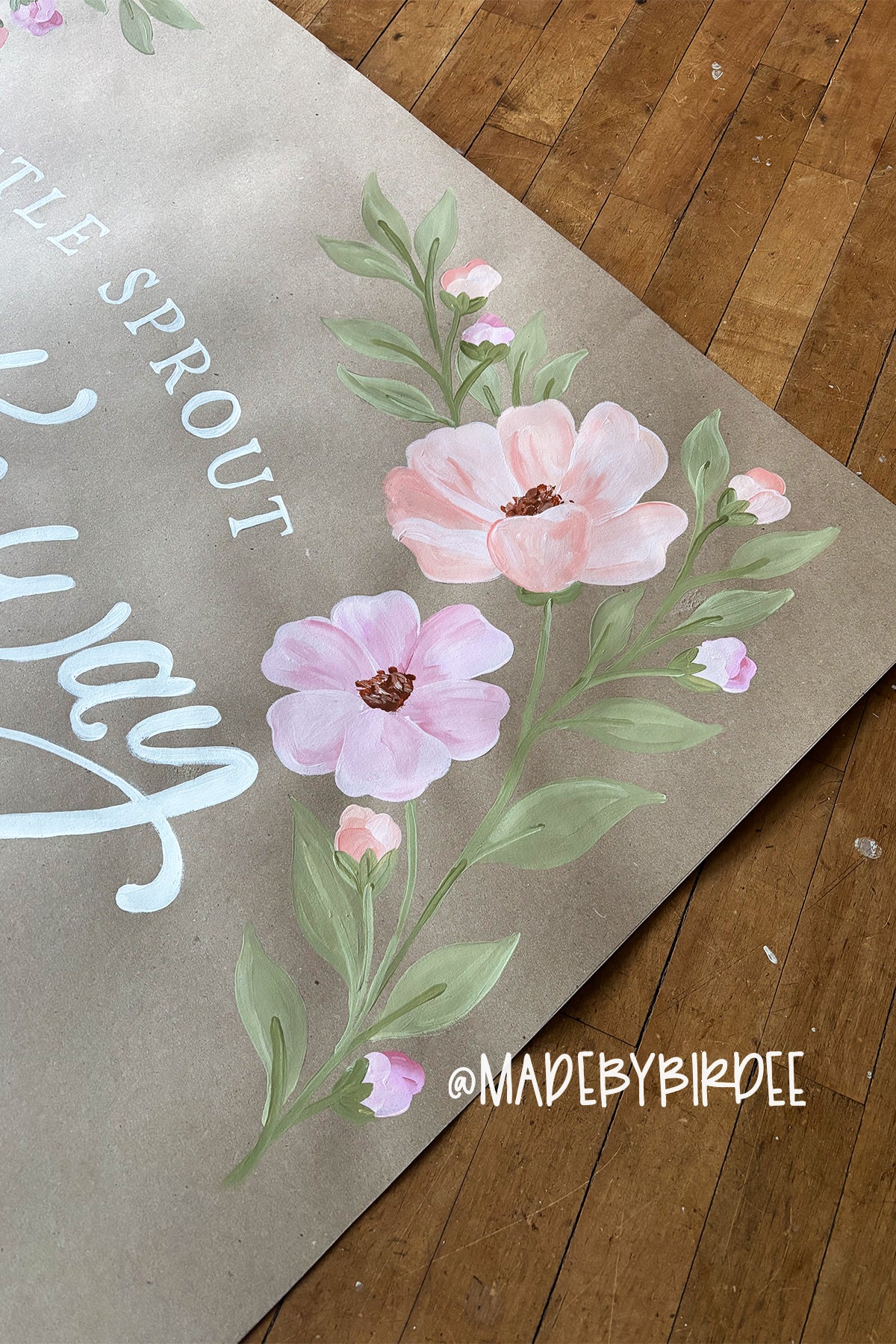Little Sprout | Custom Baby Shower Banner | Personalized Party Decor