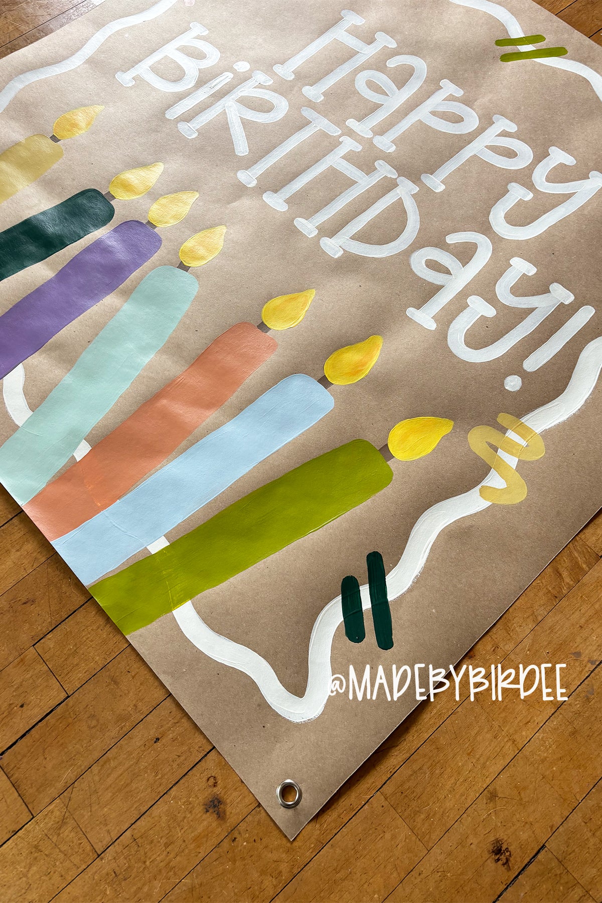 Birthday Candles | Custom Birthday Banner | Personalized Party Decor