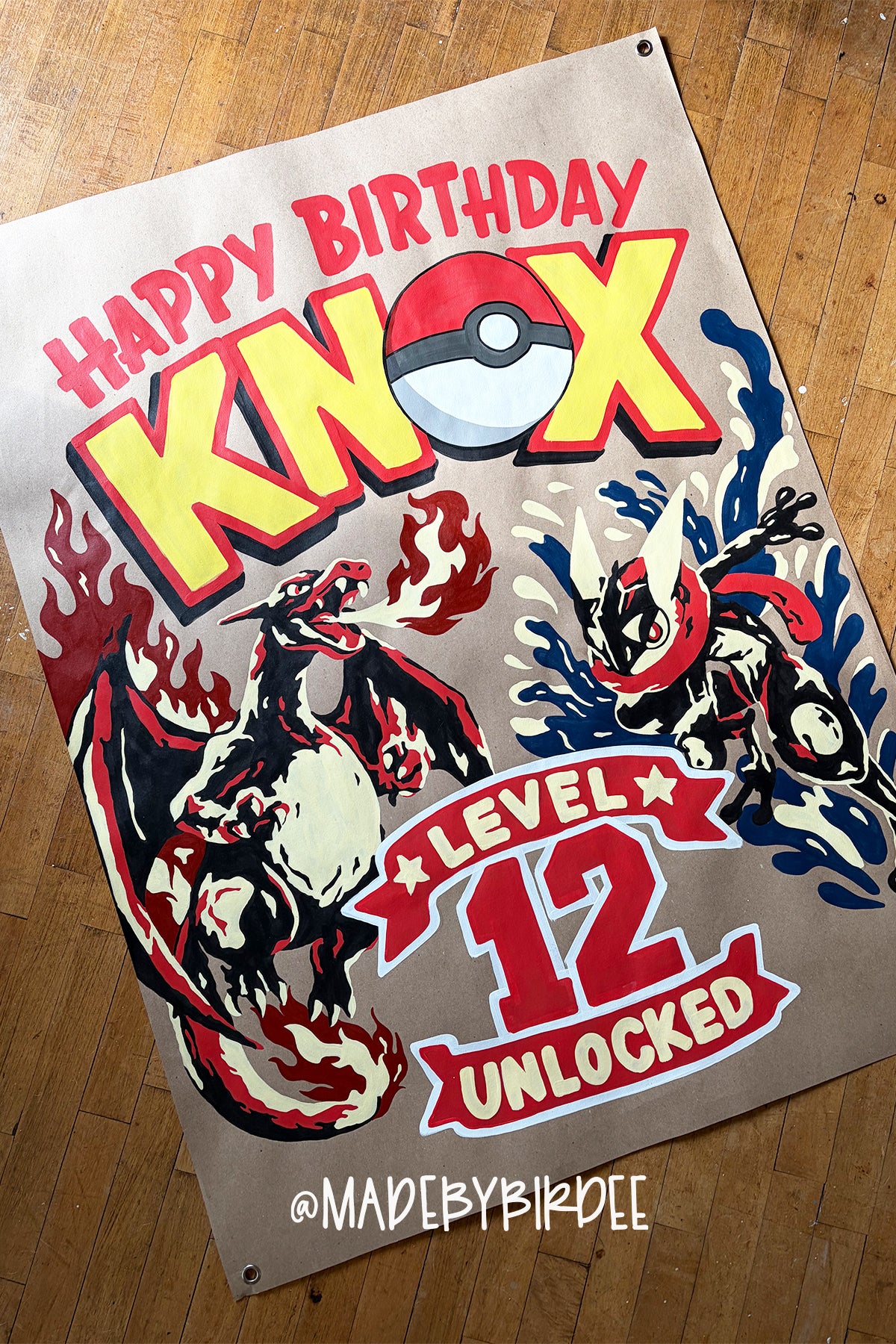 Pokemon Birthday | Custom Birthday Banner | Personalized Party Decor