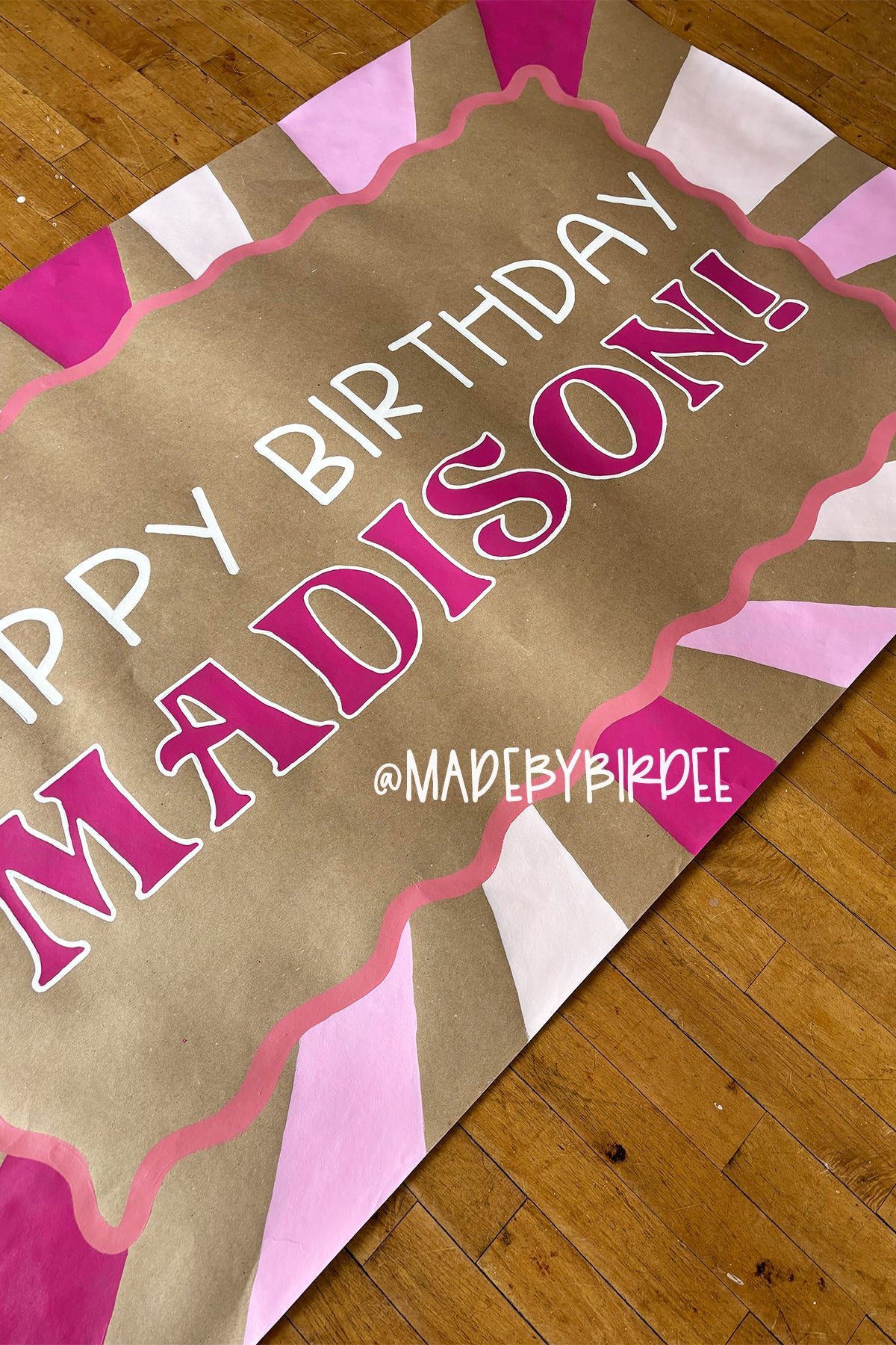Birthday Ray | Custom Birthday Banner | Personalized Party Decor