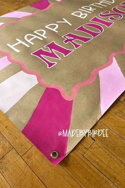 Birthday Ray | Custom Birthday Banner | Personalized Party Decor