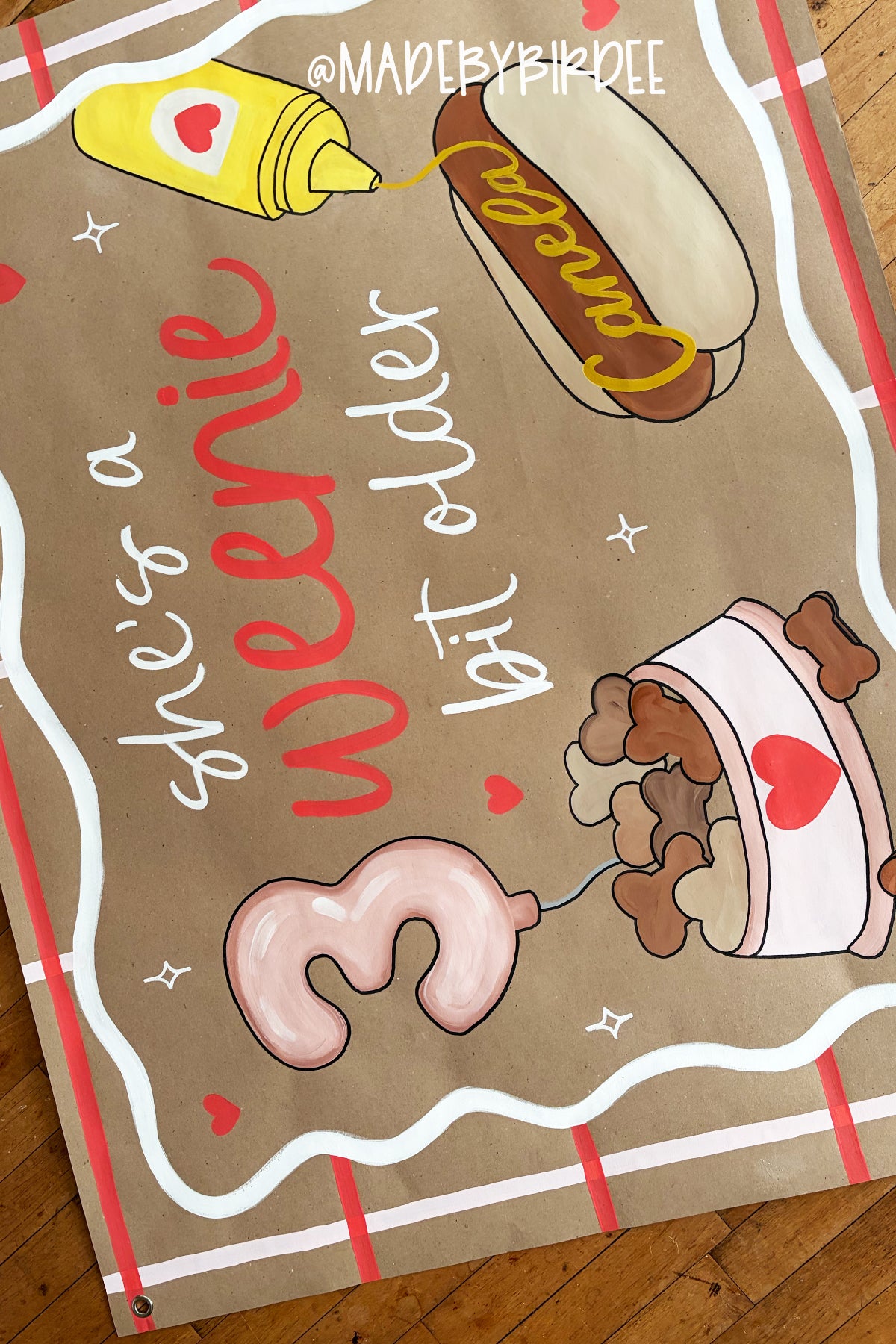 Weenie Birthday | Custom Birthday Banner | Personalized Party Decor