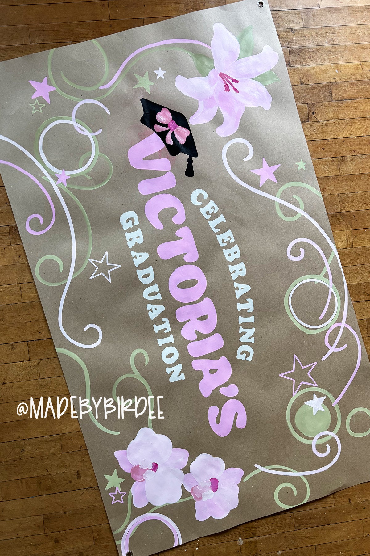 2000's Grad | Custom Graduation Banner | Personalized Party Decor