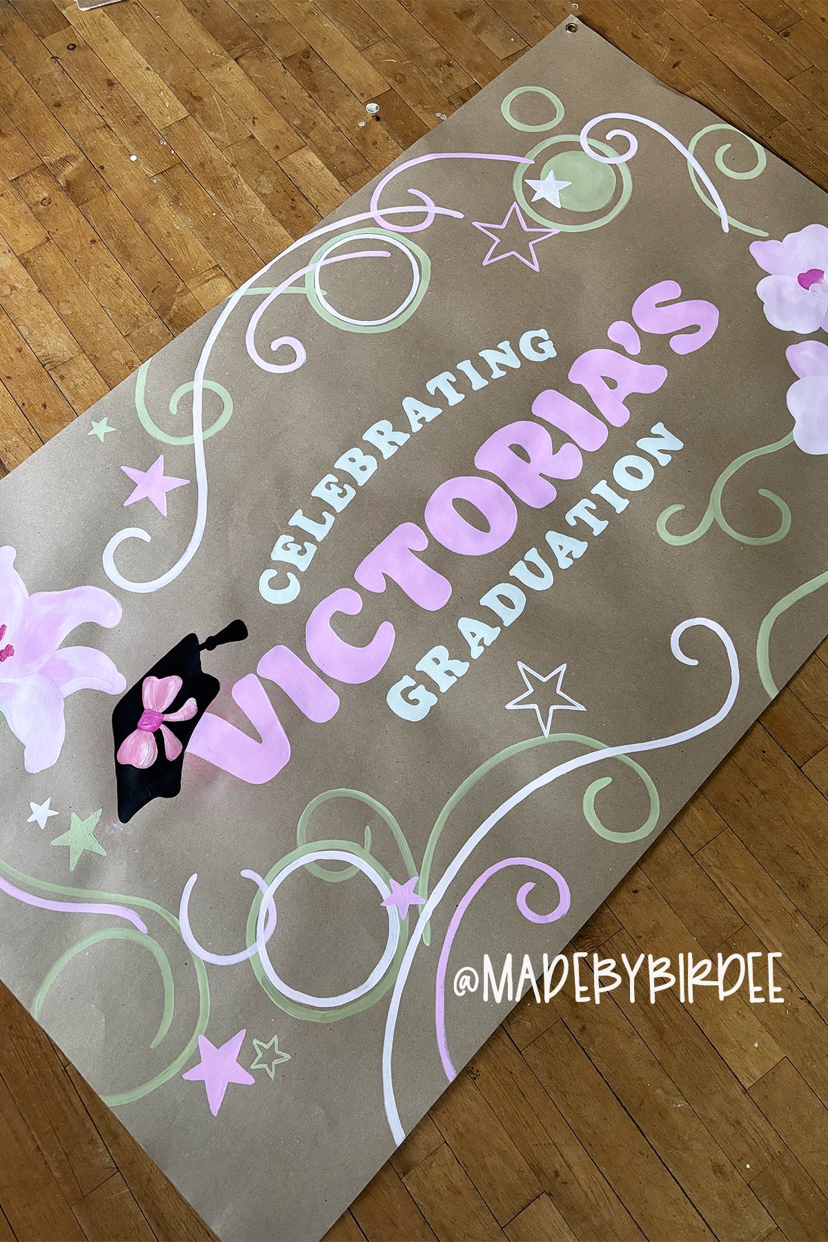 2000's Grad | Custom Graduation Banner | Personalized Party Decor