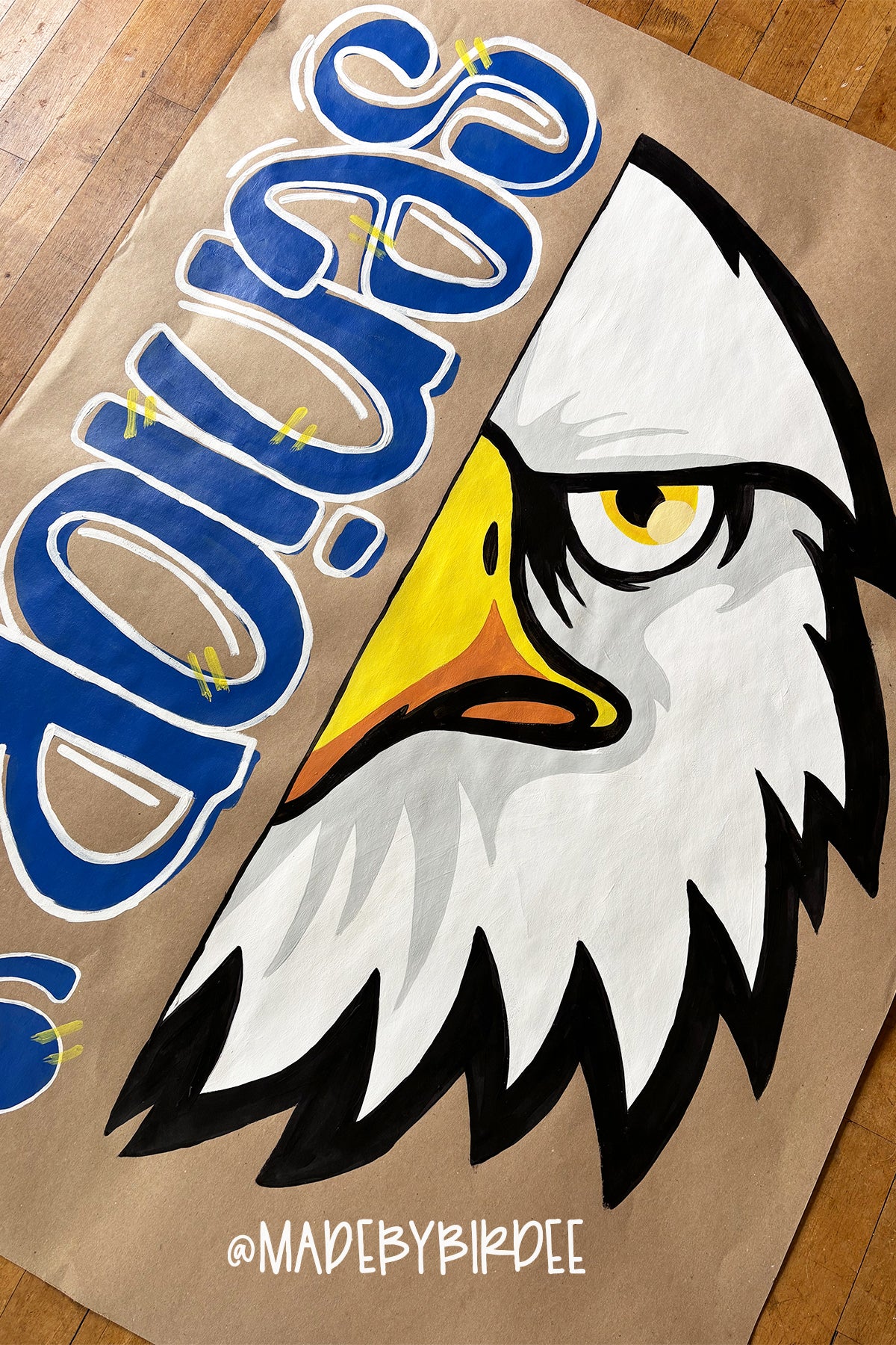 Senior Eagles | Custom Graduation Banner | Personalized Party Decor