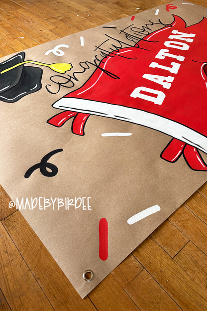 Pennant Grad | Custom Graduation Banner | Personalized Party Decor